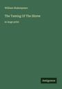 William Shakespeare: The Taming Of The Shrew, Buch
