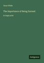 Oscar Wilde: The Importance of Being Earnest, Buch