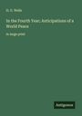 H. G. Wells: In the Fourth Year; Anticipations of a World Peace, Buch
