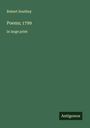 Robert Southey: Poems; 1799, Buch