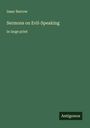 Isaac Barrow: Sermons on Evil-Speaking, Buch