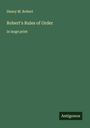 Henry M. Robert: Robert's Rules of Order, Buch
