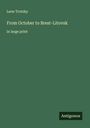 Leon Trotsky: From October to Brest-Litovsk, Buch