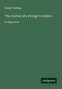 Henry Fielding: The Journal of a Voyage to Lisbon, Buch