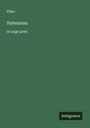 Plato: Statesman, Buch