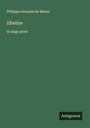 Philippe Marquis De Massa: Zibeline, Buch