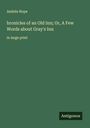 Andrée Hope: hronicles of an Old Inn; Or, A Few Words about Gray's Inn, Buch