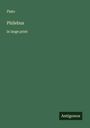 Plato: Philebus, Buch