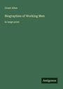 Grant Allen: Biographies of Working Men, Buch