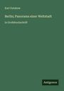 Karl Gutzkow: Berlin; Panorama einer Weltstadt, Buch