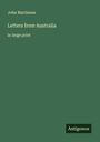 John Martineau: Letters from Australia, Buch