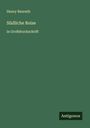 Henry Benrath: Südliche Reise, Buch