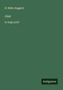H. Rider Haggard: Jess, Buch