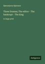 Bjørnstjerne Bjørnson: Three Dramas; The editor - The bankrupt - The king, Buch