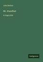 John Buchan: Mr. Standfast, Buch