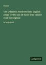 Homer: The Odyssey; Rendered into English prose for the use of those who cannot read the original, Buch