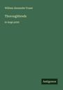William Alexander Fraser: Thoroughbreds, Buch