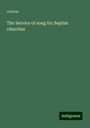 Various: The Service of song for Baptist churches, Buch