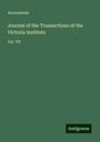 Anonymous: Journal of the Transactions of the Victoria Institute, Buch