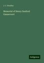 J. C. Hoadley: Memorial of Henry Sanford Gansevoort, Buch