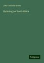 John Croumbie Brown: Hydrology of South Africa, Buch