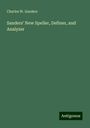 Charles W. Sanders: Sanders' New Speller, Definer, and Analyzer, Buch