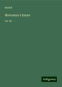 Riddell: Mortomley's Estate, Buch