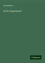 Anonymous: Arctic Experiences, Buch