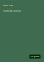 Robert Desty: Californa Citations, Buch