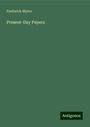 Frederick Myers: Present-Day Papers, Buch