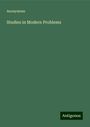 Anonymous: Studies in Modern Problems, Buch