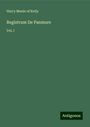 Harry Maule of Kelly: Registrum De Panmure, Buch