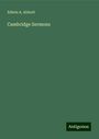 Edwin A. Abbott: Cambridge Sermons, Buch