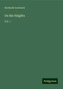 Berthold Auerbach: On the Heights, Buch