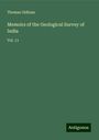 Thomas Oldham: Memoirs of the Geological Survey of India, Buch