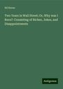 Nil Raven: Two Years in Wall Street; Or, Why was I Born?: Consisting of Riches, Jokes, and Disappointments, Buch