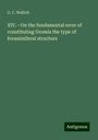 G. C. Wallich: XIV.¿On the fundamental error of constituting Gromia the type of foraminiferal structure, Buch