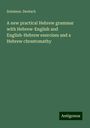 Solomon. Deutsch: A new practical Hebrew grammar with Hebrew-English and English-Hebrew exercises and a Hebrew chrestomathy, Buch