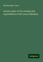 Mendon Mass. Town: Annual report of the receipts and expenditures of the town of Mendon, Buch