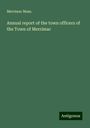 Merrimac Mass.: Annual report of the town officers of the Town of Merrimac, Buch