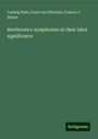 Ludwig Nohl: Beethoven's symphonies in their ideal significance, Buch