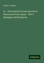 Arthur G. Butler: LI.¿Descriptions of new species of Heterocera from Japan.¿Part I. Sphinges and Bombyces, Buch