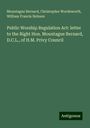 Mountague Bernard: Public Worship Regulation Act: letter to the Right Hon. Mountague Bernard, D.C.L., of H.M. Privy Council, Buch