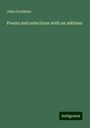 John Goodman: Poems and selections with an address, Buch