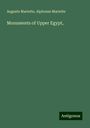 Auguste Mariette: Monuments of Upper Egypt,, Buch