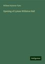 William Seymour Tyler: Opening of Lyman Williston Hall, Buch