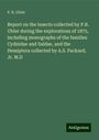 P. R. Uhler: Report on the insects collected by P.R. Uhler during the explorations of 1875, including monographs of the families Cydnidae and Saldae, and the Hemiptera collected by A.S. Packard, Jr. M.D, Buch