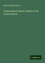 Denis Caulfield Heron: Jurisprudence and its relation to the social sciences, Buch