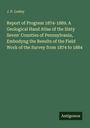 "J. P. Lesley: Report of Progress 1874-1889. Geological Atlas of Pennsylvania's 67 Counties, Survey 1874-1884" auf grünem Hintergrund.