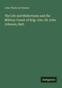 Einfaches grünes Design mit folgendem Text: 

"John Watts de Peyster

The Life and Misfortunes and the Military Career of Brig.-Gen. Sir John Johnson, Bart.

Antigonos"